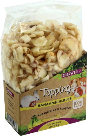 Topping Banaanschijfjes Knaagdier
