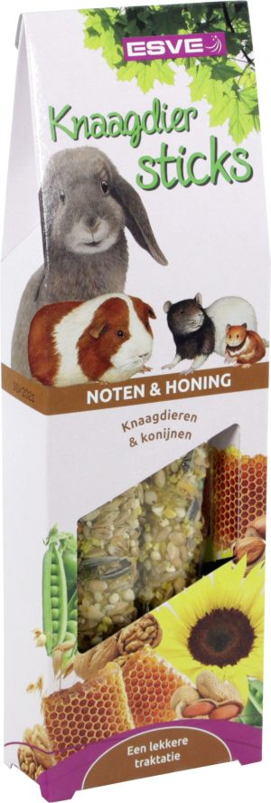 Knaagdiersticks Noten en Honing