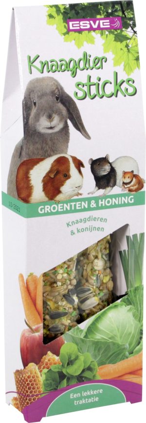 Knaagdiersticks Groenten en Honing