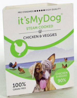 It's My Dog Steam Cooked Chicken & Veggies per tray van 7