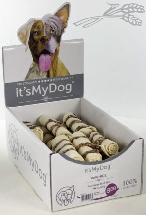 it's My Dog Rawhide Retriever Roll Wit Met Long van 25 stuks
