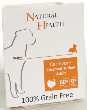 NH Dog Steamed Carnivore Turkey per tray van 7