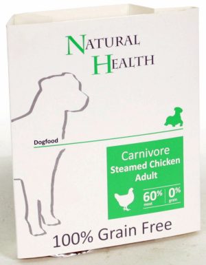 NH Dog Steamed Carnivore Chicken per tray van 7