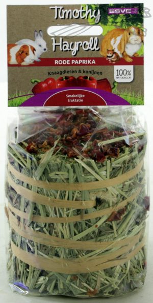 Timothy Hay Roll Paprika 8 rollen