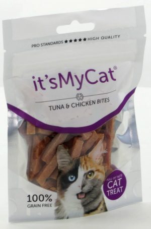 it's My Cat Tuna & Chicken Bites tray van 10 zakjes