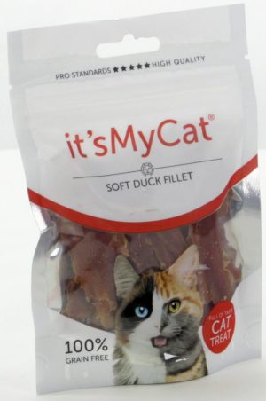 it's My Cat Duck Soft Fillets tray van 10 zakjes