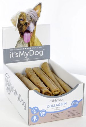 it's My Dog Collageen rol met kip 23cm doos van 20