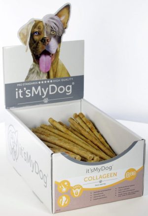 it's My Dog Collageen stick met kip 25 cm doos van 100