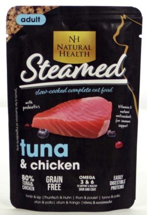 NH Cat Steamed Tuna doos van 12 zakjes